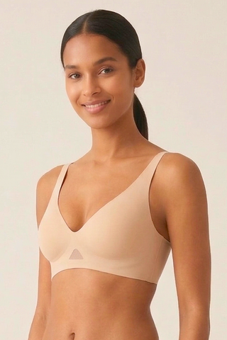 Sostén Con Escote Profundo Sin Varillas