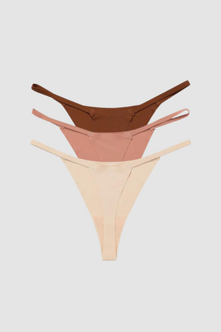 Tanga V String Nude Pack x3