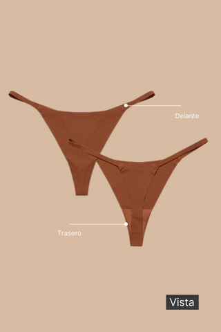 Tanga V String Nude Pack x3